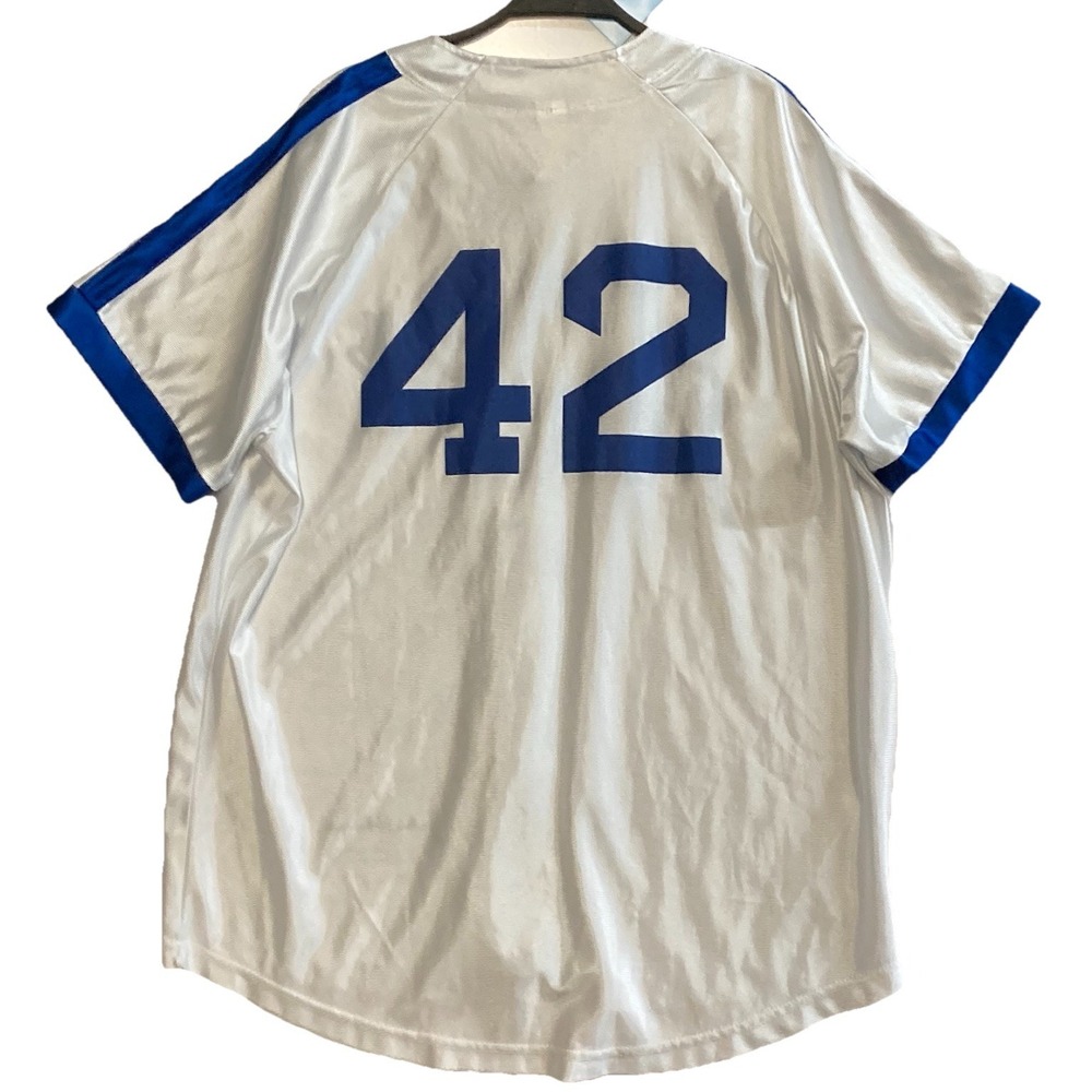 JACKIE ROBINSON Los Angeles DODGERS Baseball SGA Replica Size XL Jersey MLB - Picture 5 of 6